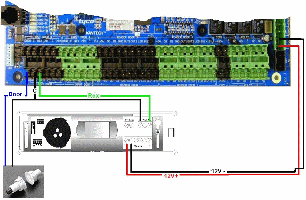 Kt-400 rex and contact hookup